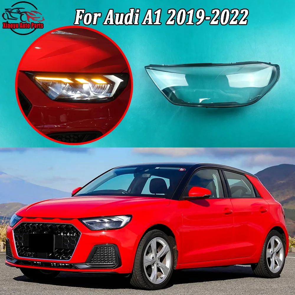 

Headlights Shell Transparent Lampshdade Headlamp Cover Lamp Shade Plexiglass Replace Original Lens 2019 2020-2022 For Audi A1
