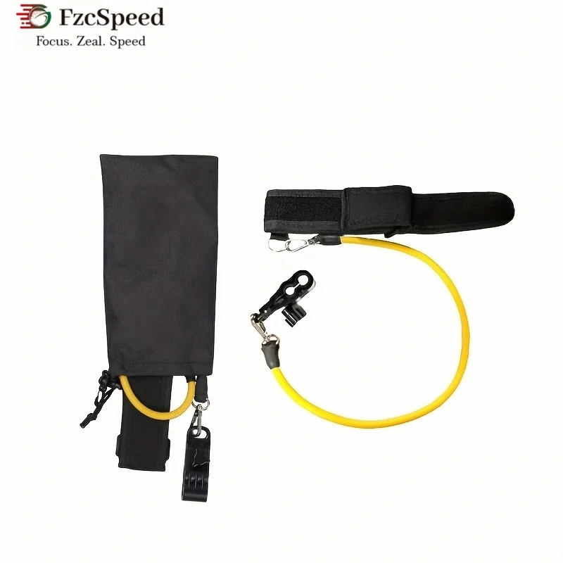 Golf Swing Elastic Rope Tension Belt Band Strength Auxiliary Exerciser Correct Golf Club Posture Beginner Practice Power