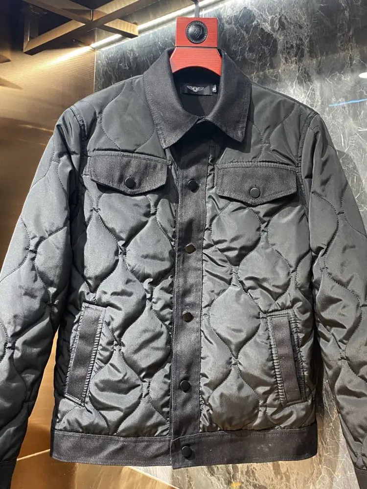 

Мужская утепленная хлопковая куртка в американском стиле, короткое пальто в корейском и британском стиле для весны, осени и зимы