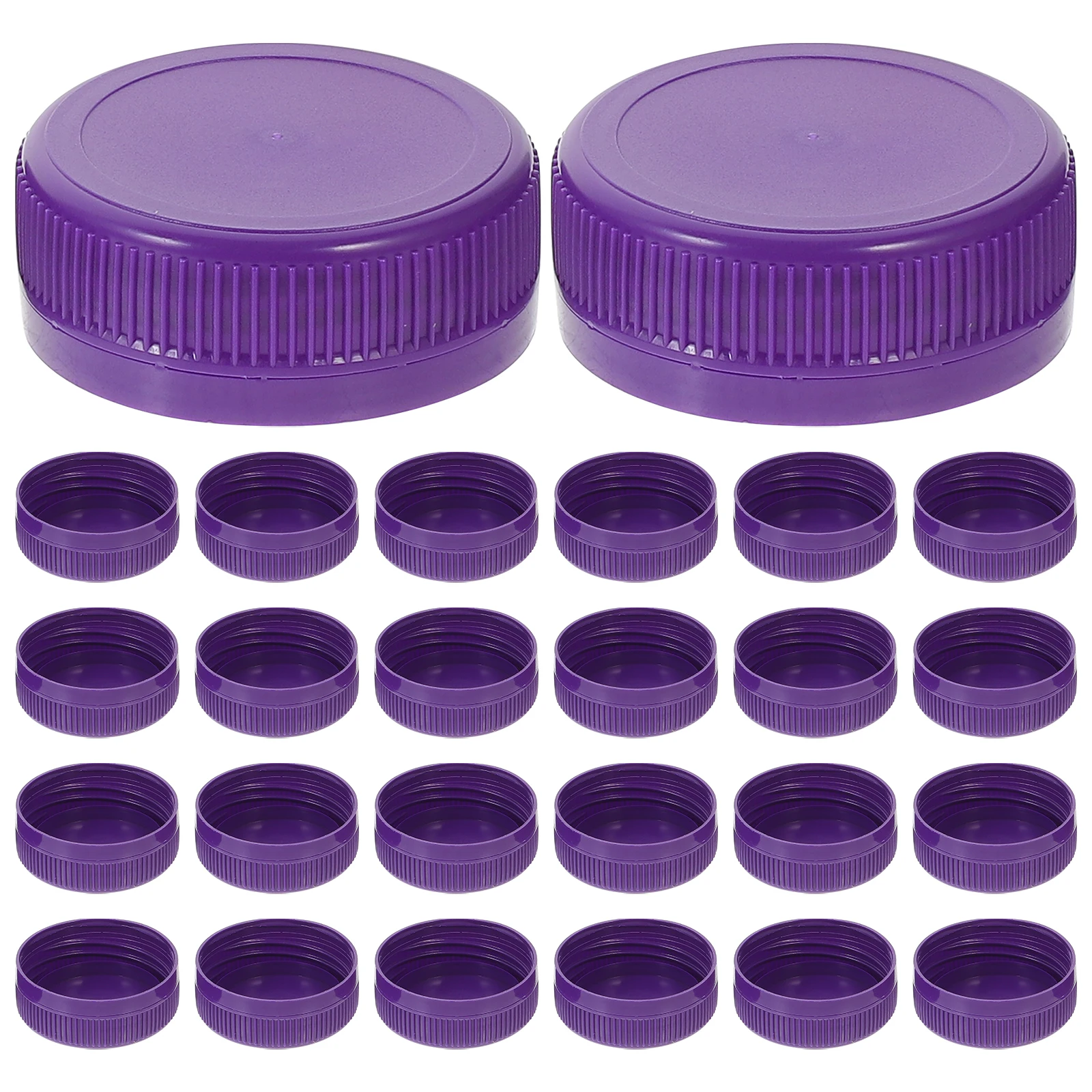 

100pcs Plastic Bottle Caps Reusable Colored Lids For Diy Crafts Kids Handcraft Educational Material Bottle Sealing Caps