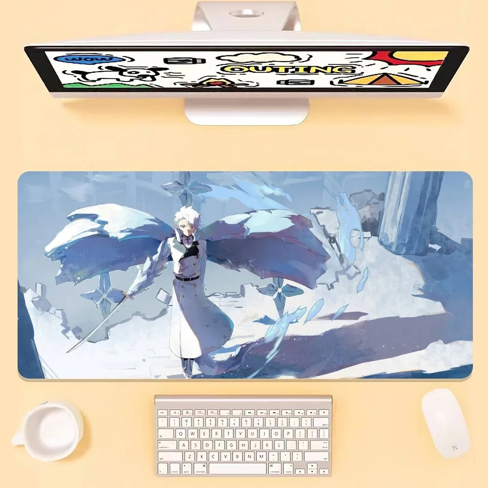 Anime B-Bleach Thousand-Year Blood Mouse Pad  Office Large Small Computer PC Keyboard Mouse Rubber Game Anti-Slip Mice Mat Big