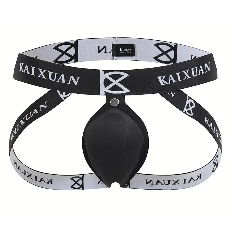 

Men's Sexy Push-Up Jockstrap Thong with U-Shaped Sponge Underwear for Enhanced Support And Comfort