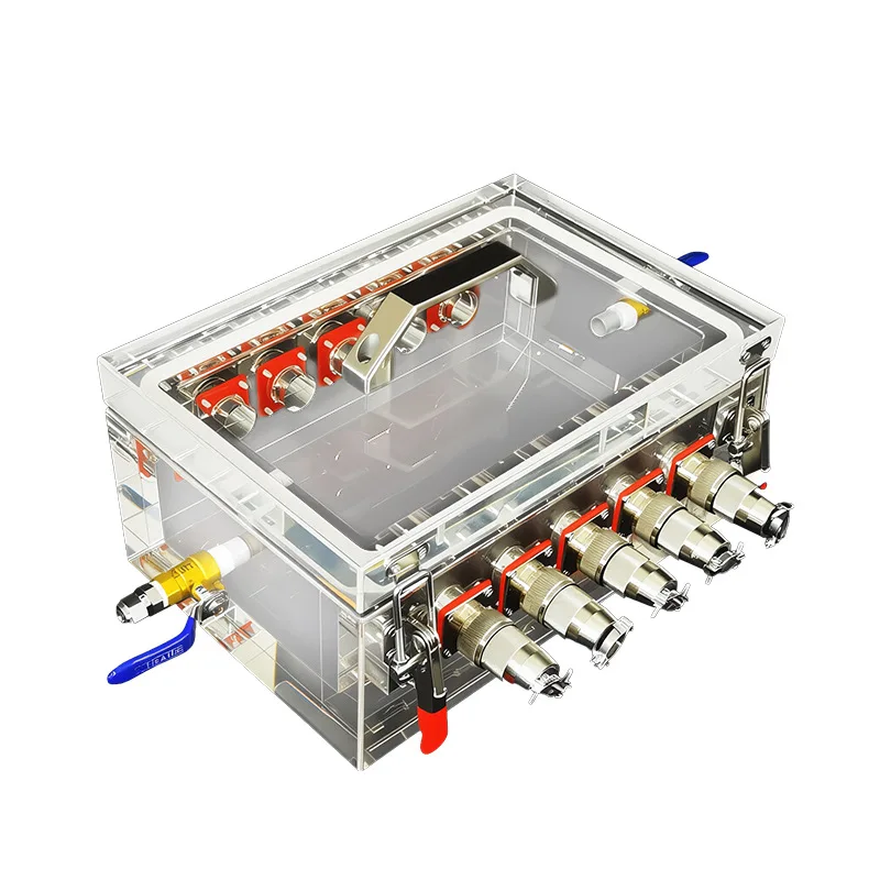 Transparent Acrylic Negative Pressure Vacuum Chamber Lab Drying Test Tank CNC Machined Custom Box