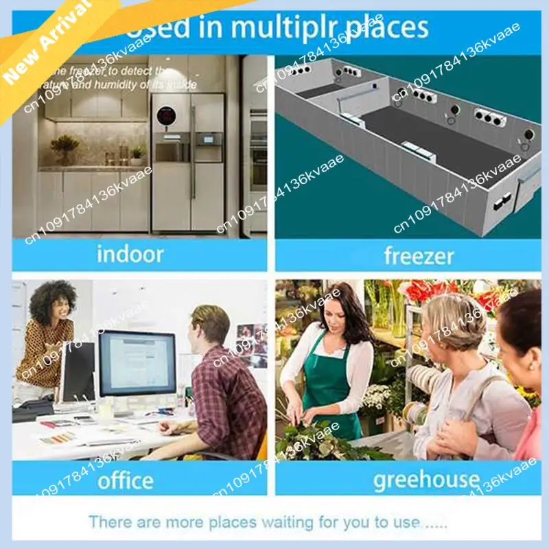 

M01K Tuya Wi-Fi датчик температуры внешний зонд удаленный монитор сигнализация комнатный термометр детектор Smart Life приложение вилка стандарта США