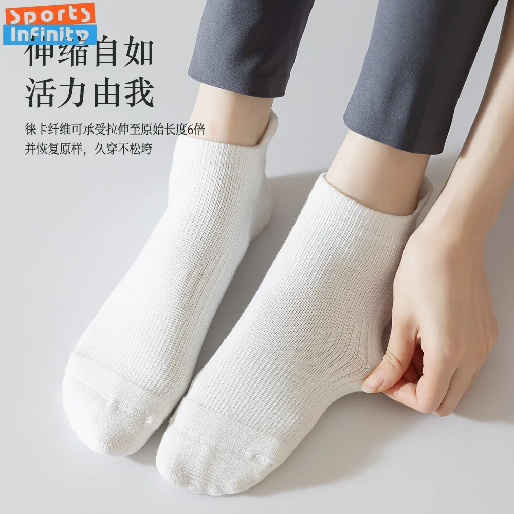 

Eur35-42 Хлопковые женские носки для йоги, противоскользящие силиконовые женские носки для фитнеса, танцев, пилатеса, домашние спортивные носки для женщин