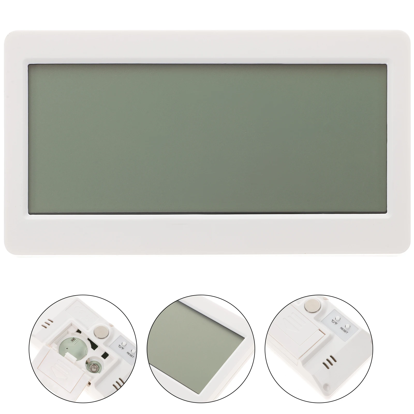 

LCD Display Mini Digital Thermometer Hygrometer Transparent Window Style Indoor Outdoor Use Temperature Humidity Monitor Sucker
