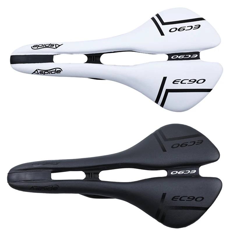 EC90 Road Bike Nylon Fiber Saddle Ultralight Velodrome Nylon Fiber Leather Saddl