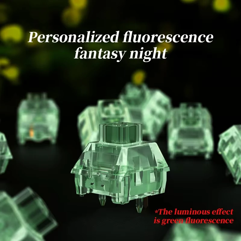 Kailh Box-Joli de clavier mécanique Clicky RVB, interrupteurs Shoescent, bricolage, Firefly Night, SMD, MX, 60g