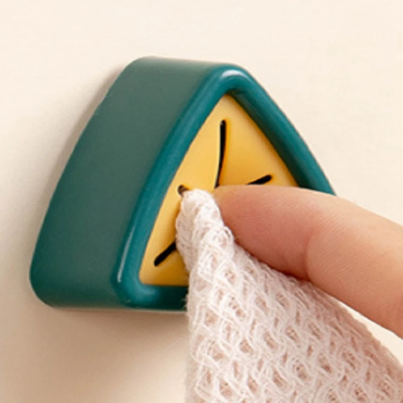 خطافات مناشف المطبخ ذاتية اللصق ، حاملات مناشف الأطباق ، خطاف مثبت على الحائط ، 6 عبوات