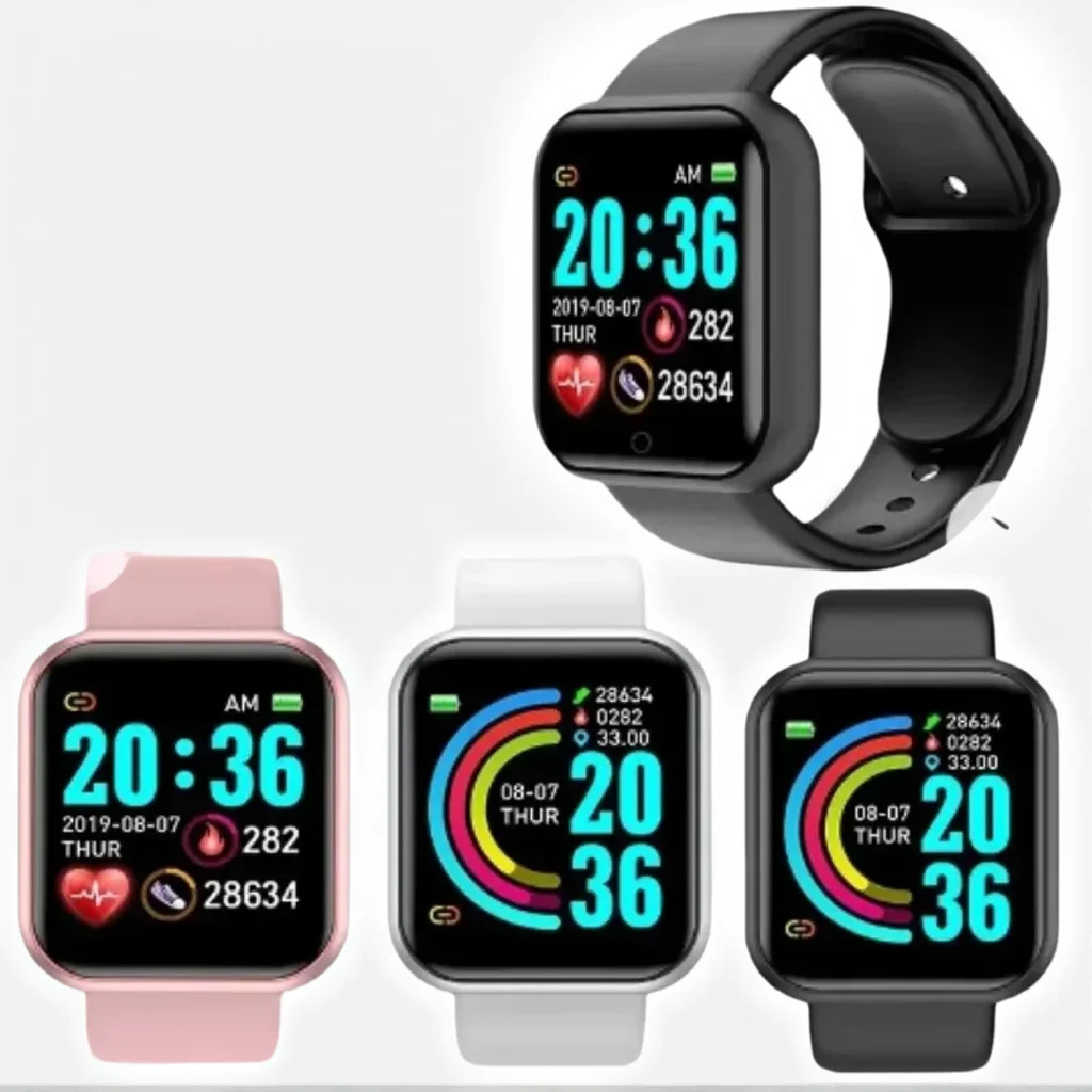 

Смарт-часы Bluetooth для мужчин и женщин — фитнес-браслеты с сетевым управлением по телефону и монитором здоровья