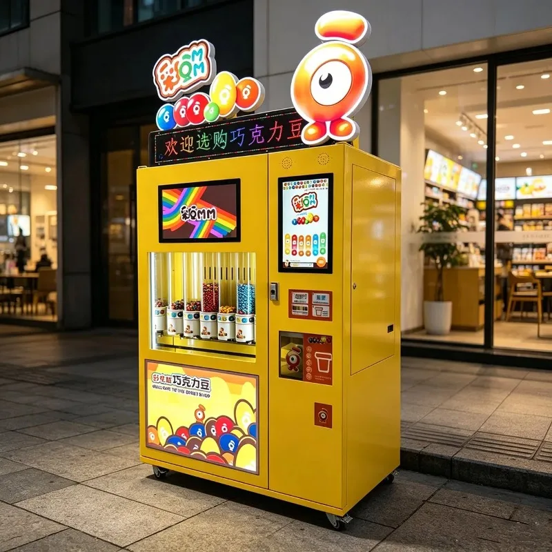 FL Customized Wholesale Full Automatic Chocolate Lentils Vending Machine for Food Service Wholesale