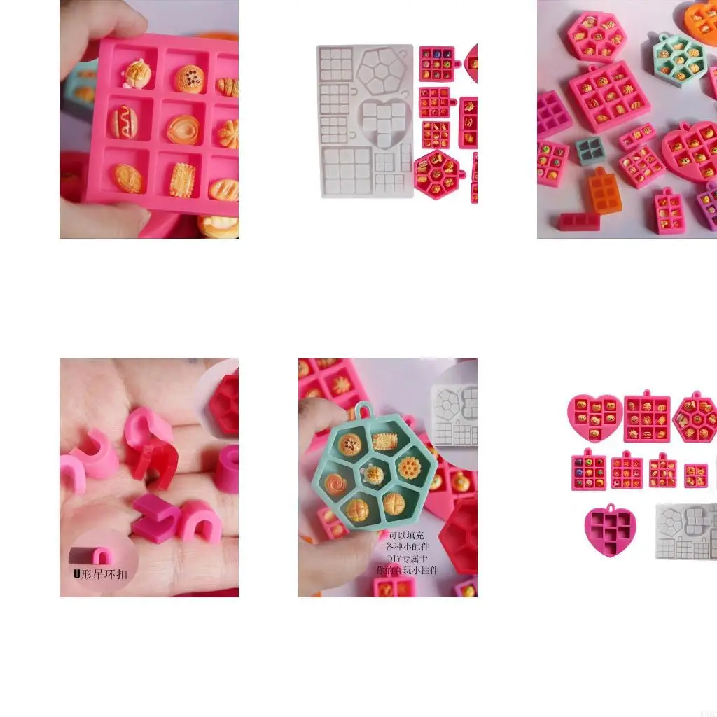 

R3MC Silicone Craft Mold For Miniature Kitchen Decoration DIY Projects