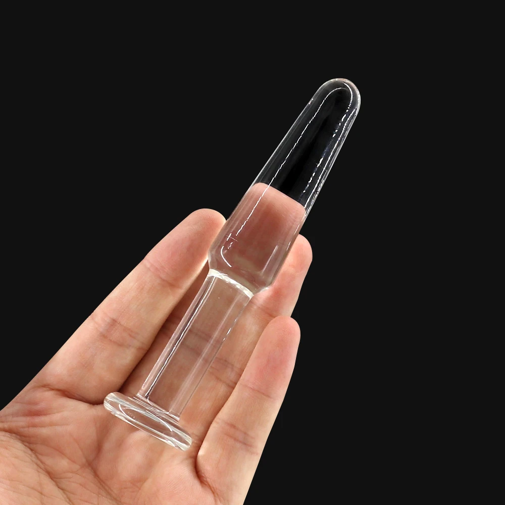 Glass Anal Plugs for Beginners Anus Dilator Crystal Beads Anal Sex Toys for Women Men Gay Smooth Buttplugs Adult Products
