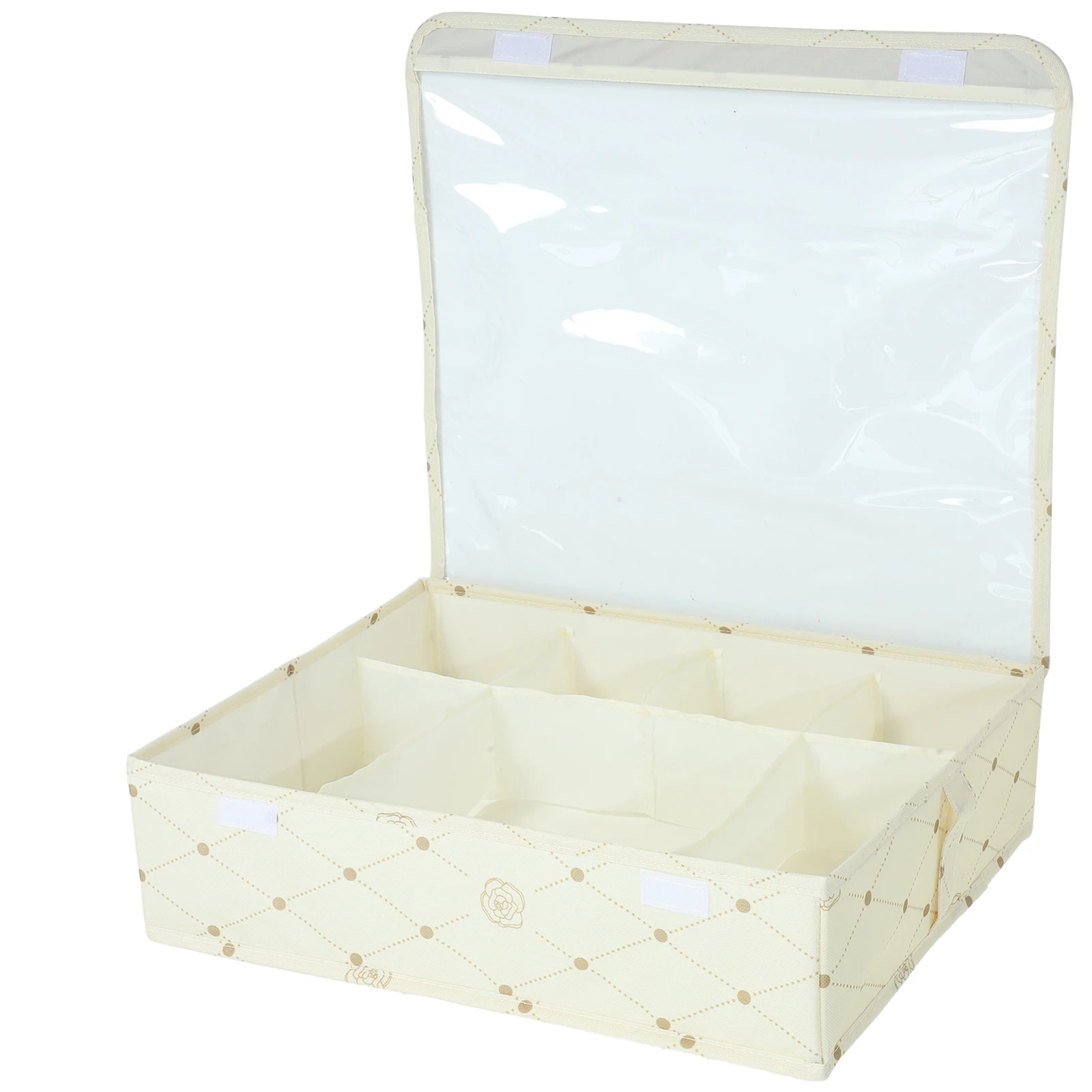 

4 Pcs Underwear Storage Box Foldable Closet ganizer Material Multi Functional Sock Bra Divider Wardrobe Tidy Clothes
