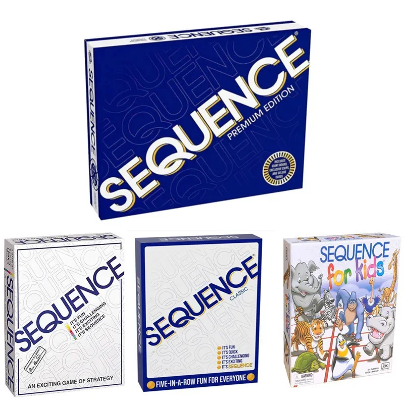 Goliath Games Sequence | Five-in-a-row Fun for Everyone! | Family Strategy Game | For 2 or More Players, Ages 7+