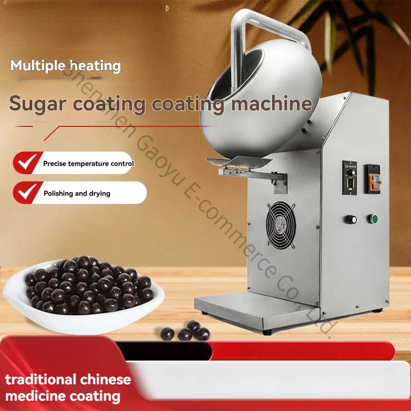 New Wise Chocolate Ball Maker Chocolate Coating Machine Chocolate Icing Machine Polishing/Rounding/Coating/Drying Activity Link