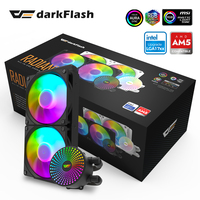 Ddarkflash DC240 Liquid Cpu Cooler 4 Pin Pwm 3 Pin 5V Addressable Argb Cpu Water Cooler For Intel and Amd