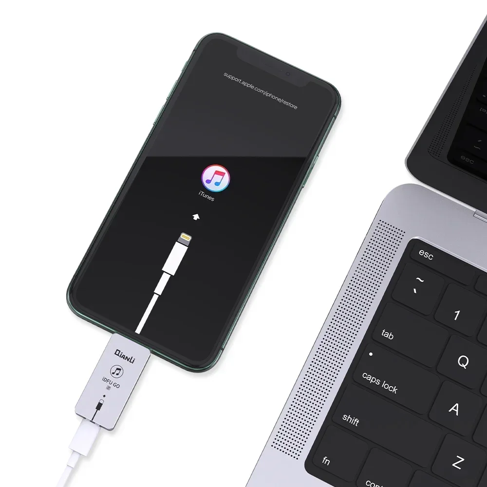 Qianli IDFU GO 3 高速回復ブースターケーブル 2.8 秒クイックスタートアップ DFU デバイス Iphone 15 シリーズ用パープルスクリーン修復ツール