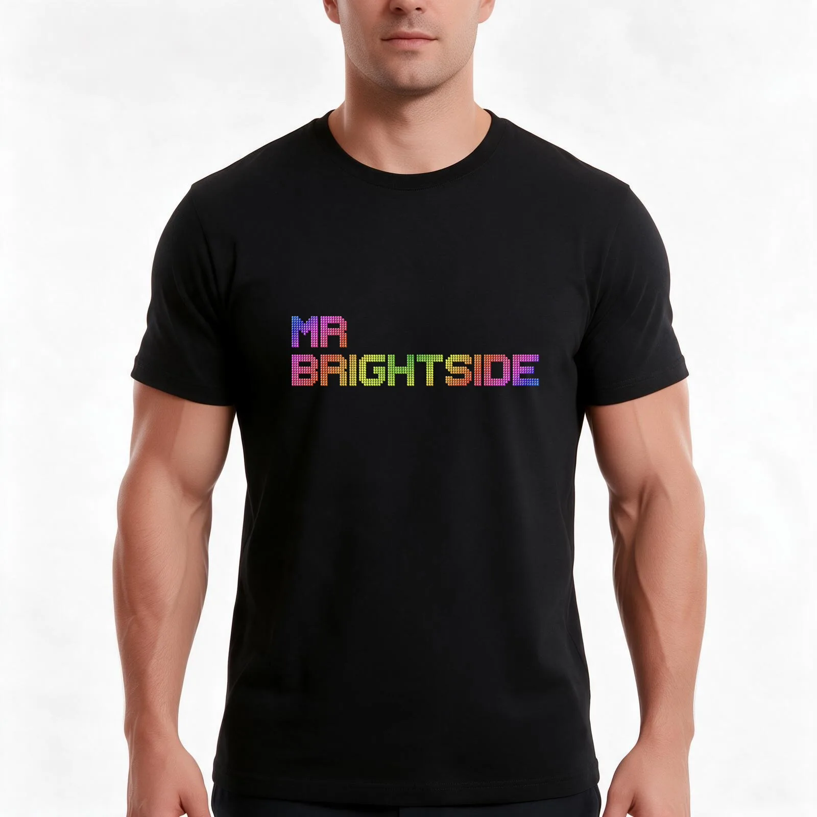 Mr Brightside T-Shirt, Summer Casual Cotton Tee, Oversized Streetwear Tops, Vintage Graphic Print, Loose Fit Short Sleeve