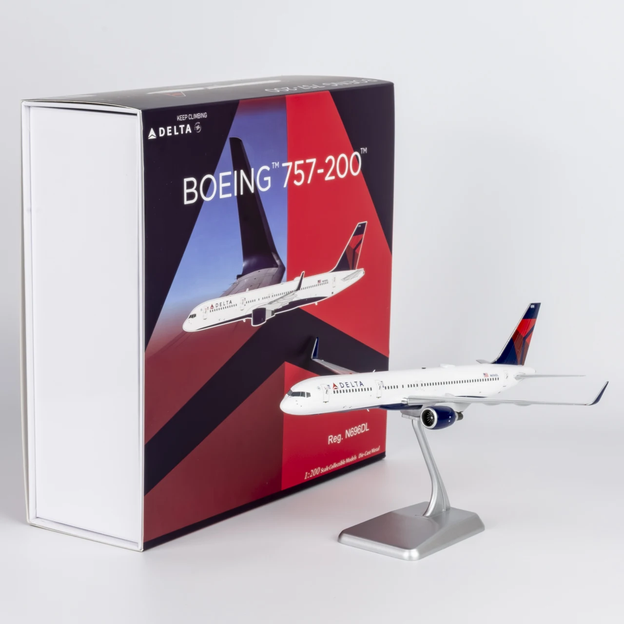 42055 Alloy Collectible Plane Gift NG Model 1:200 Delta Air Lines "SkyTeam" Boeing B757-200 Diecast Aircraft Jet Model N696DL