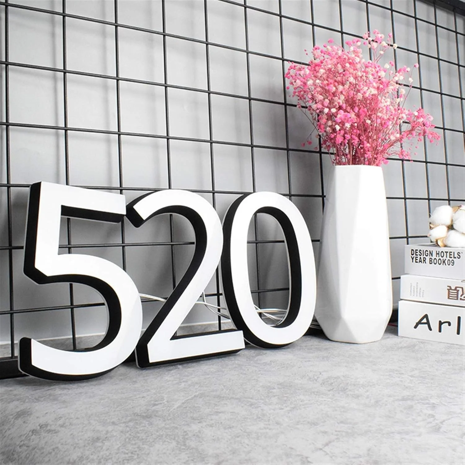 رقم المنزل الحديث، أرقام باب المنزل الاكريليك، عنوان ضوء داخلي مكتب تسجيل رسائل، لافتة تضيء في الهواء الطلق، علامة عنوان المتجر