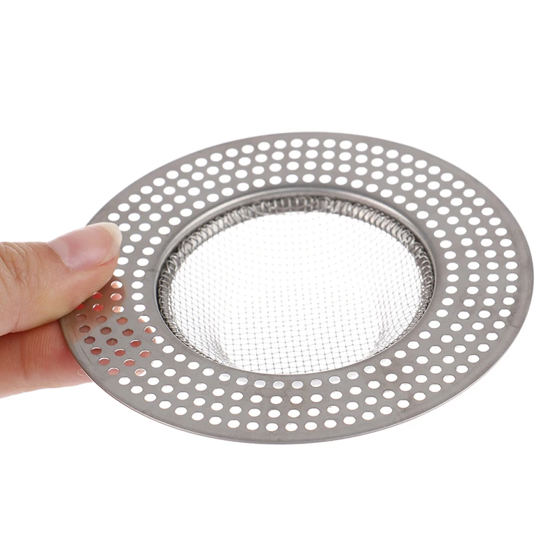 Hair Catcher Stopper Stainless Steel Bathtub Shower Drain Hole Filter Trap Metal Wire Sink Strainer Kitchen Bathroom Accessories