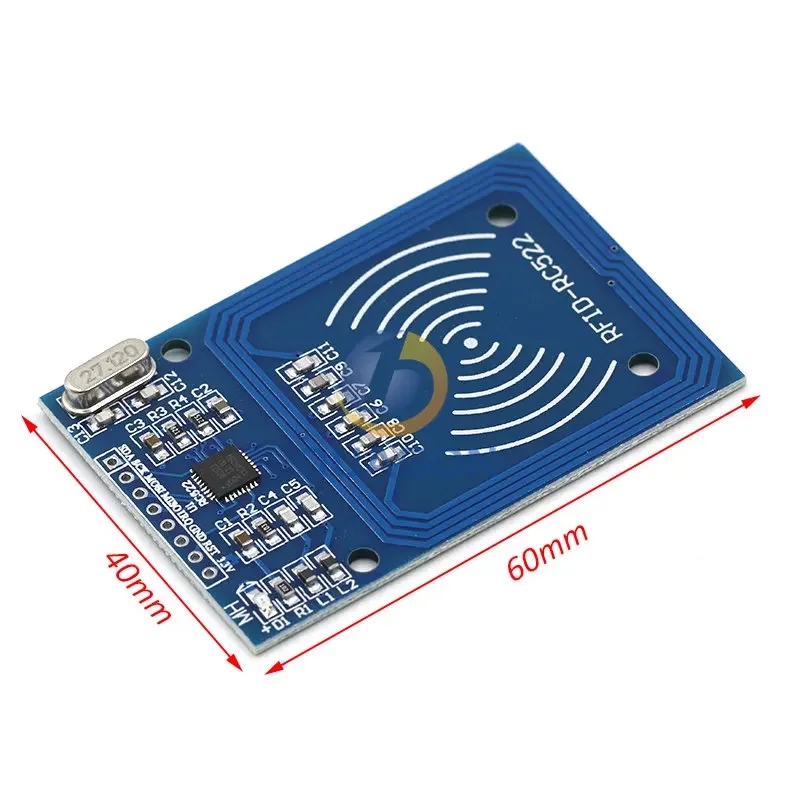 Antena rfid de módulo ic wireless para arduino, leitor e gravador de chave ic para arduino de proximidade rc522