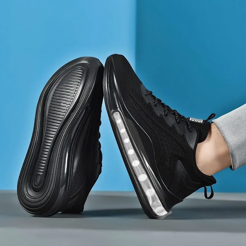 أحذية جري كاجوال أنيقة للرجال أحذية رياضية ناعمة قابلة للتنفس لفصل الربيع والخريف أحذية مشي مريحة للرجال في الهواء الطلق