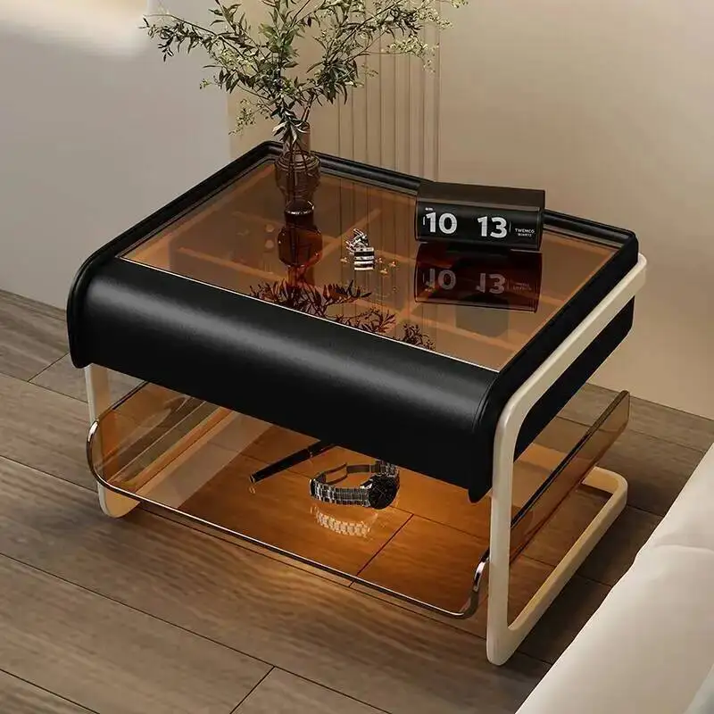

Bedside Charging Korean Smart Nordic Table Bedroom Unique Trendy Nightstand Living Room Luxury Mesitas De Noche Office Furniture