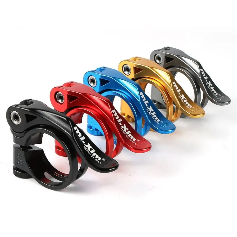 

31.8mm / 34.9mm Bicycle Seatpost Clamps Quick Release Aluminum Alloy Seat Post Clamp Fixed Gear Multi-Color