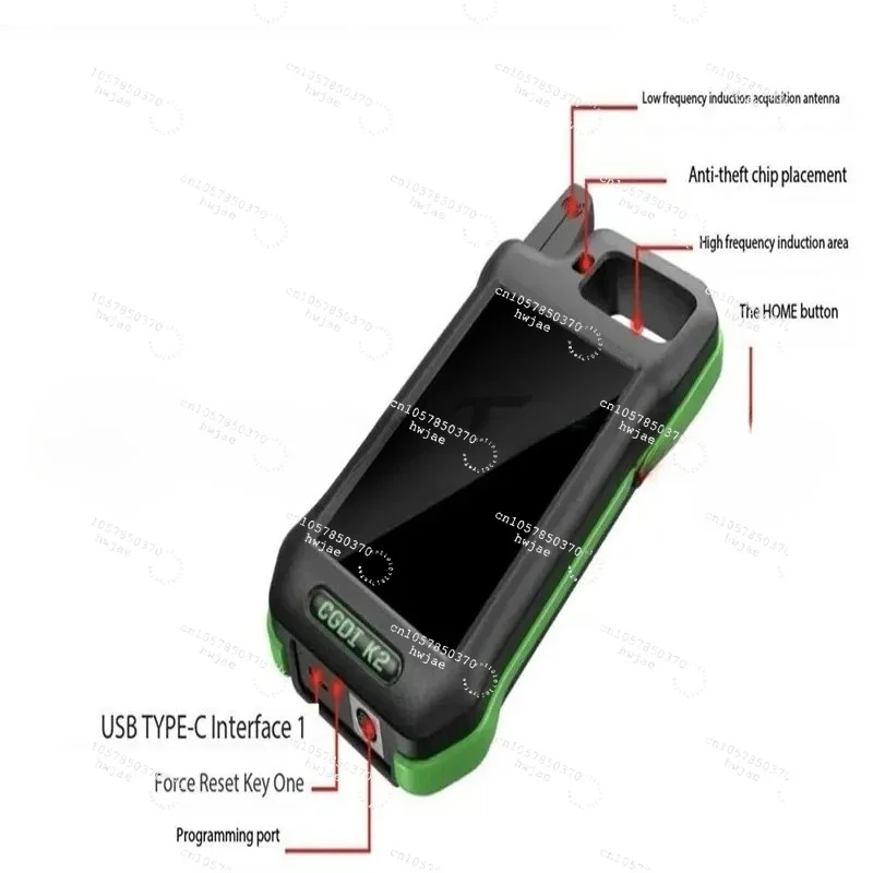 WIFI CGDI K2 Remote Smart Key with 96Bit ID48 car key matching
