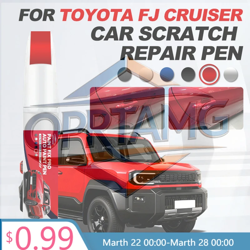 

Горячие новинки 2026: Автоаксессуары для Toyota FJ Cruiser 1996-2025 – Карандаш для ремонта краски, средство для удаления царапин, DIY, черный цвет