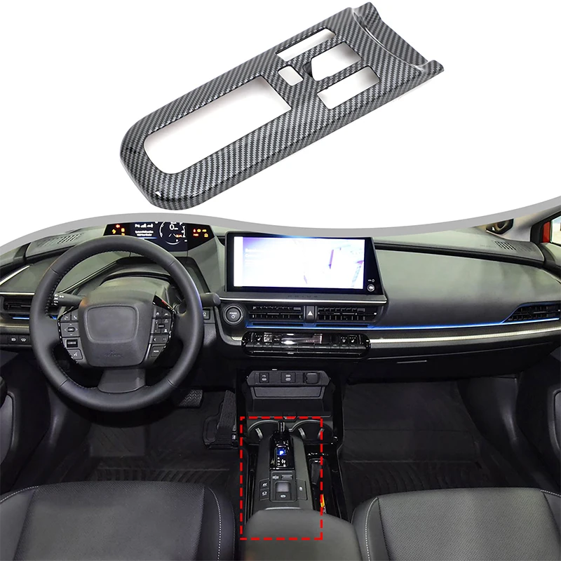 For 2023+ Toyota Prius 60 series center console gear frame, car gear position decorative frame, car interior accessories ABS