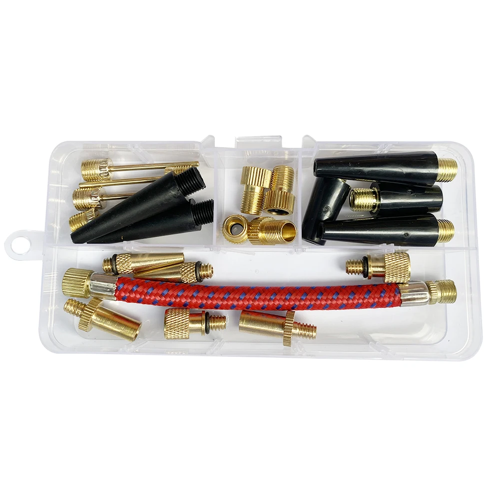 

Bicycle Air Tire Pump Adapter Ball Valve Connector Bike Tyre Accessories for Outdoor Caring Personal Bicycle Supply