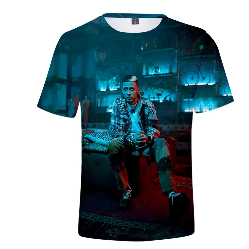 New Hot Selling Singer Jay Wheeler 3D Printed T-shirt Summer Loose Short Sleeve Casual All-match T Shirts Short Sleeve Tops