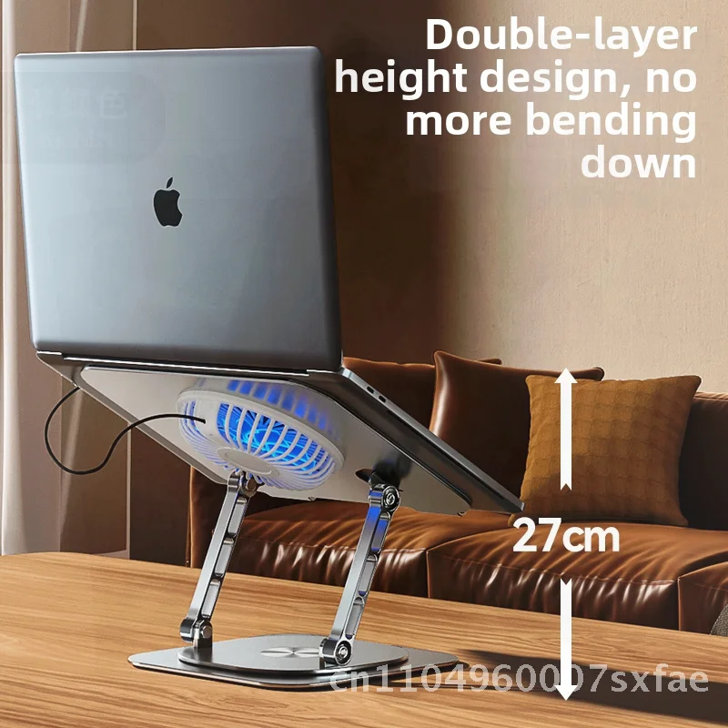 Nuoxi кронштейн для ноутбука из алюминиевого сплава, вращающийся настольный лифт, складная поддержка рассеивания тепла для 17-дюймовых или меньше устройств Nuoxi кронштейн для ноутбука из алюминиевого сплава, вращающийся настольный лифт, складная поддержка рассеивания тепла для 17-дюймовых или меньше устройств