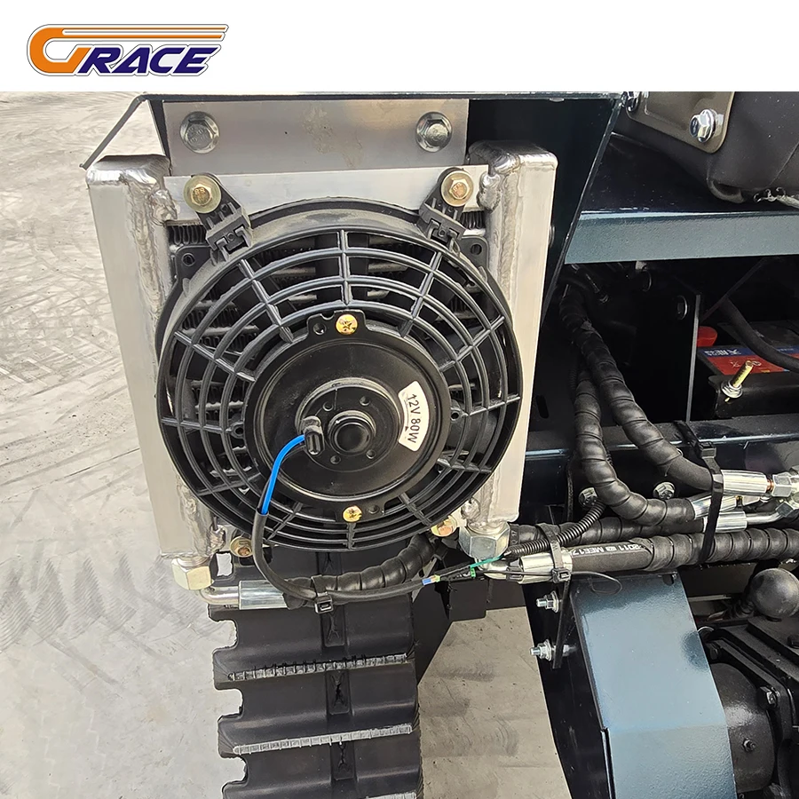 سعر الخصم 35hp 50hp 80hp سيارة زاحفة ديزل مع دلو أمامي وحراثة دوارة خلفية #6