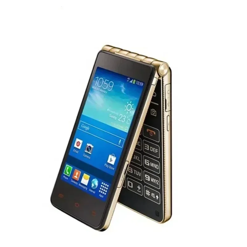 Link de compra do cliente desbloqueado flip touchscreen smartphone Android para Samsung Golden I9235