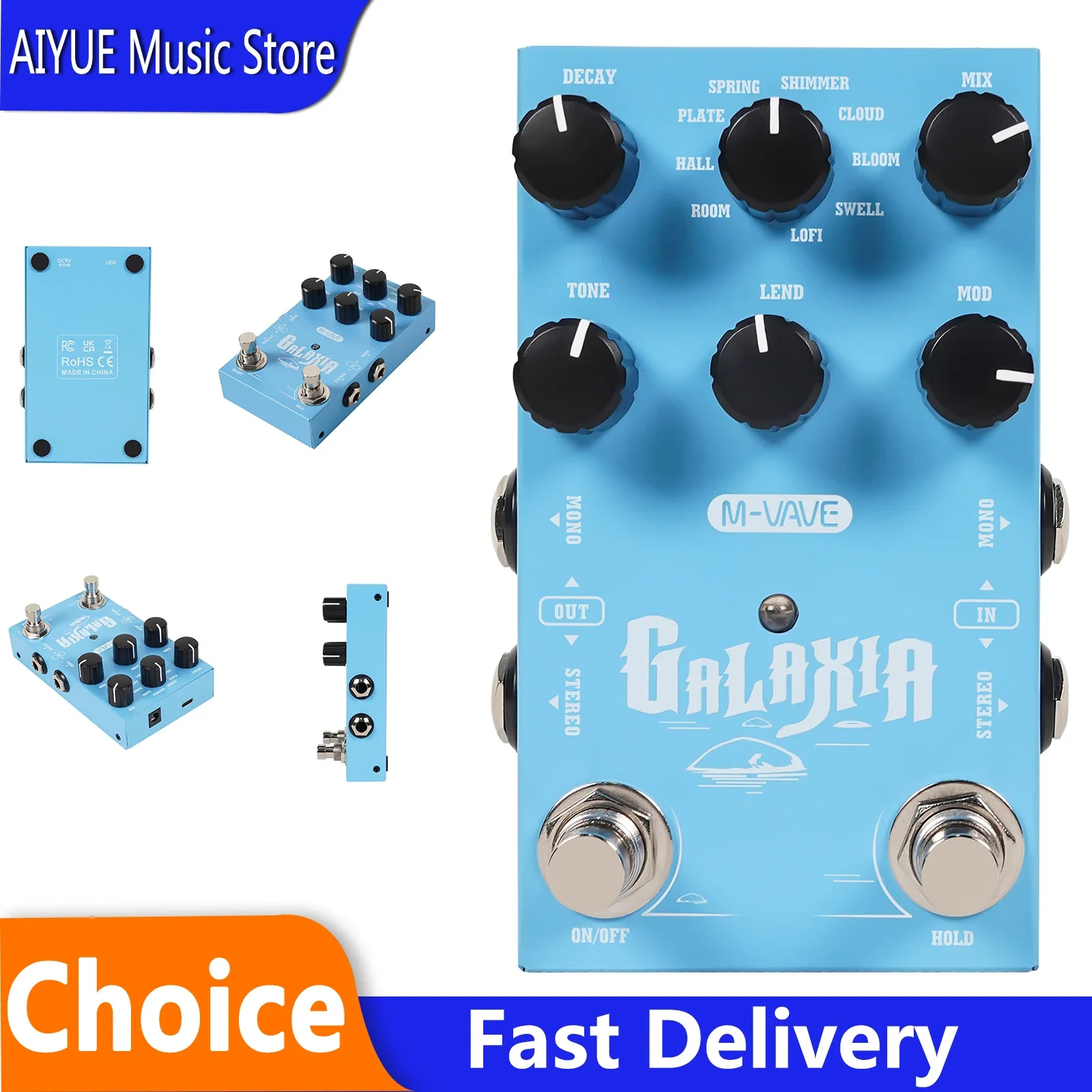 m‑vave-galaxia-guitar-multi‑effects-pedal-portable-rechargeable-effects-processor-amp-modeling-looper-stereo-reverb-pedal