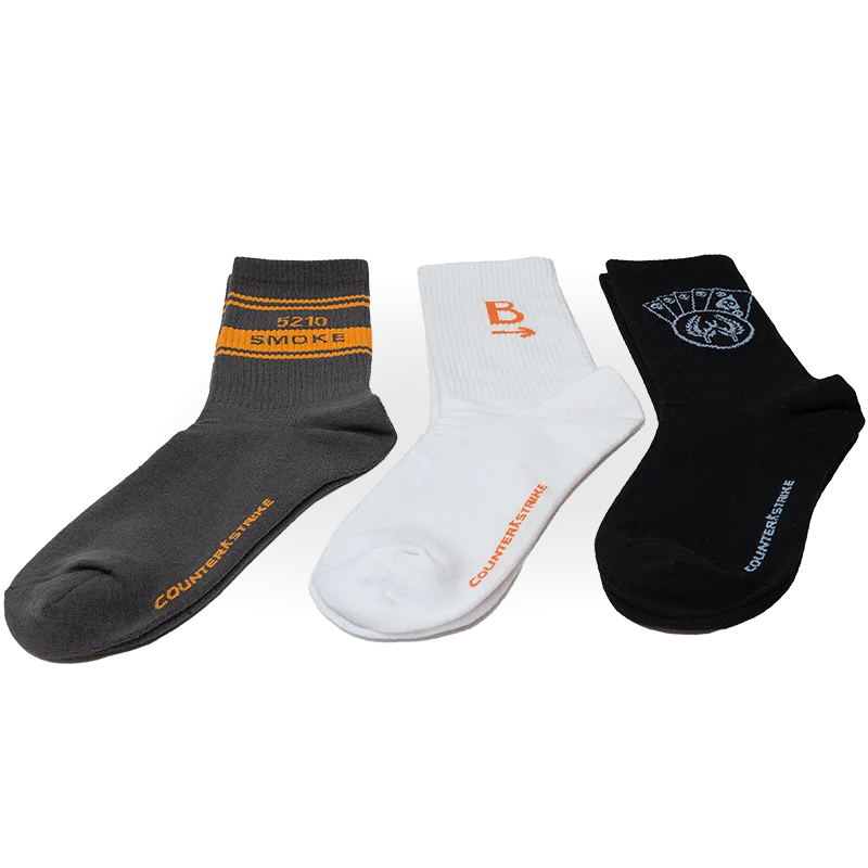 [Oficial] Calcetines de Algodón Divertidos de CSGO, Calcetines Deportivos de Moda Gruesos y Cálidos para Otoño e Invierno, Regalos de Cosplay y Doujin para Hombres y Mujeres
