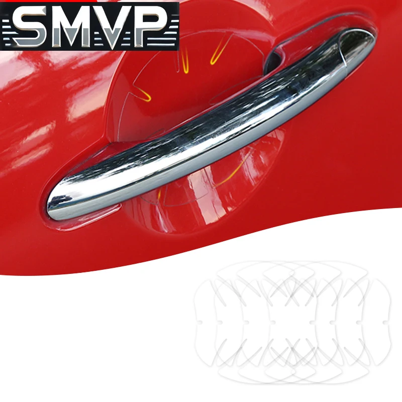 Fit For Car Door Handle Wrist Protector Film Sticker for Mini Cooper One JCW S Clubman R55 R56 R60 F54 F60 Countryman Accessorie