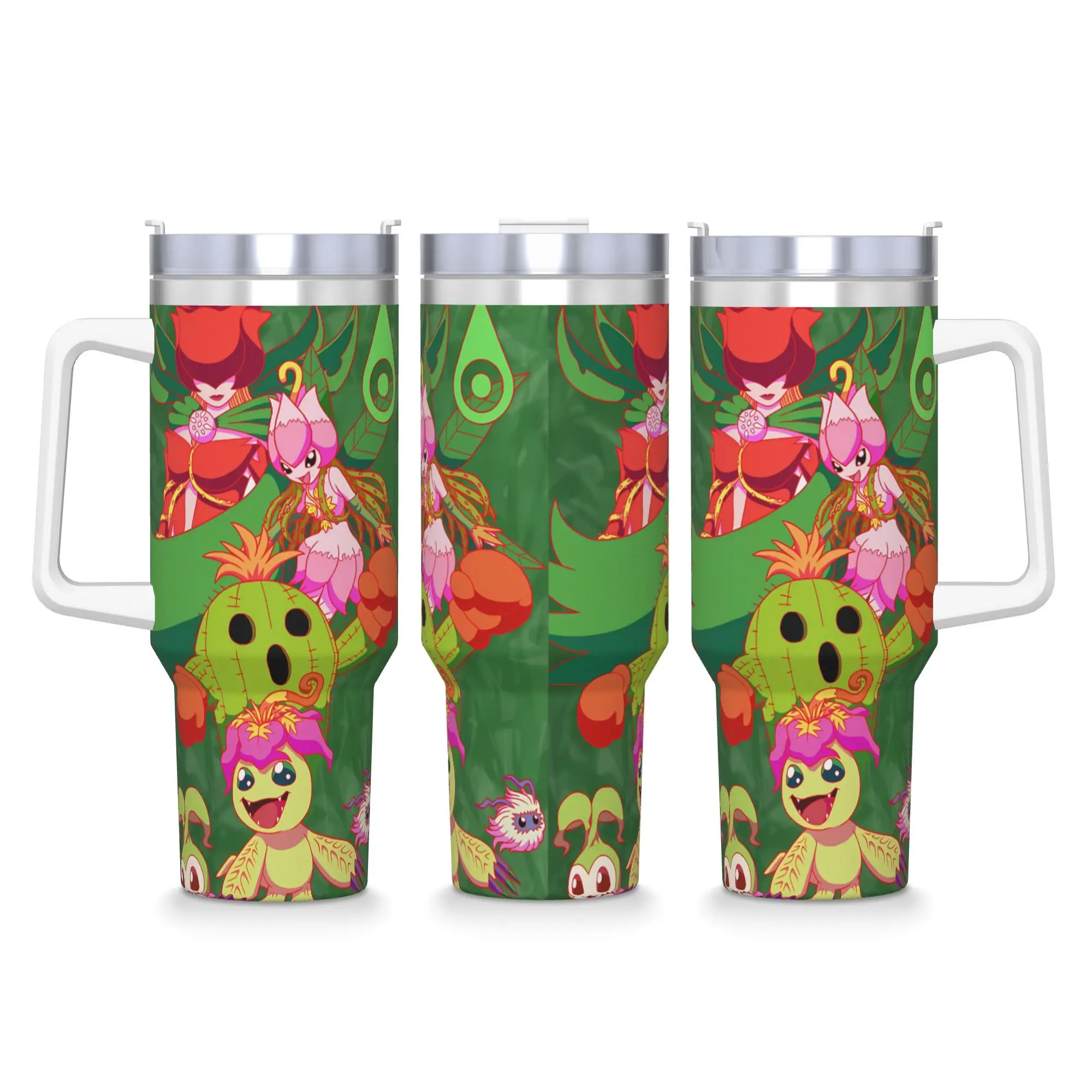 Stainless Steel Tumbler Anime Digimon Adventure Coffee Mug  Heat Preservation Cold and Hot Mugs Cup Travel Custom Water Bottle