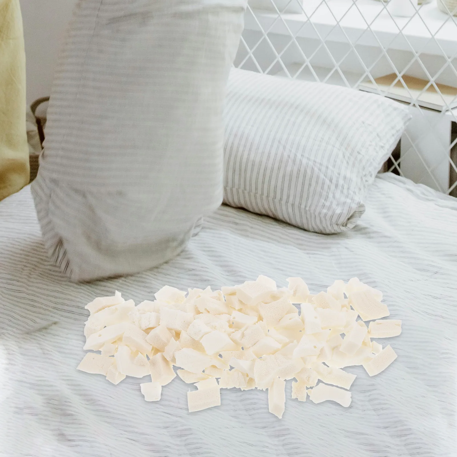 

Набор из 1 комплекта измельченного латексного наполнителя: комфортный наполнитель для кресел-мешков, латексные гранулы, наполнитель для диванных подушек, наполнитель для лежанок для собак