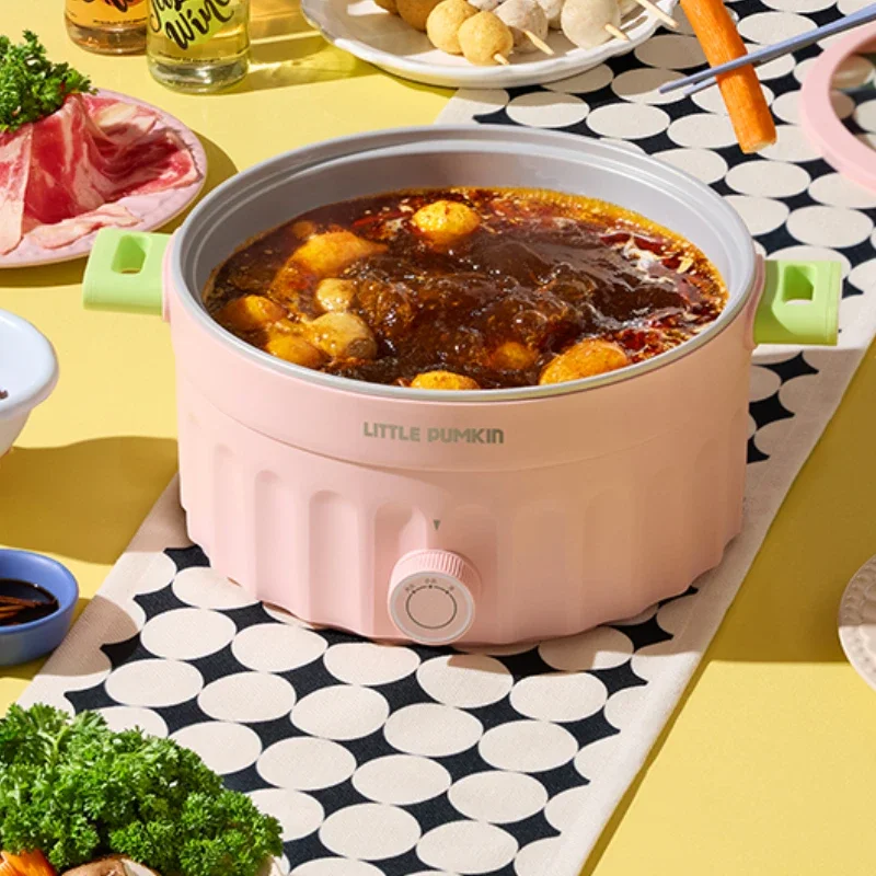 multi-functional Electric hot pot large-capacity cooking pot household electric wok integrated new style electric cooking pot