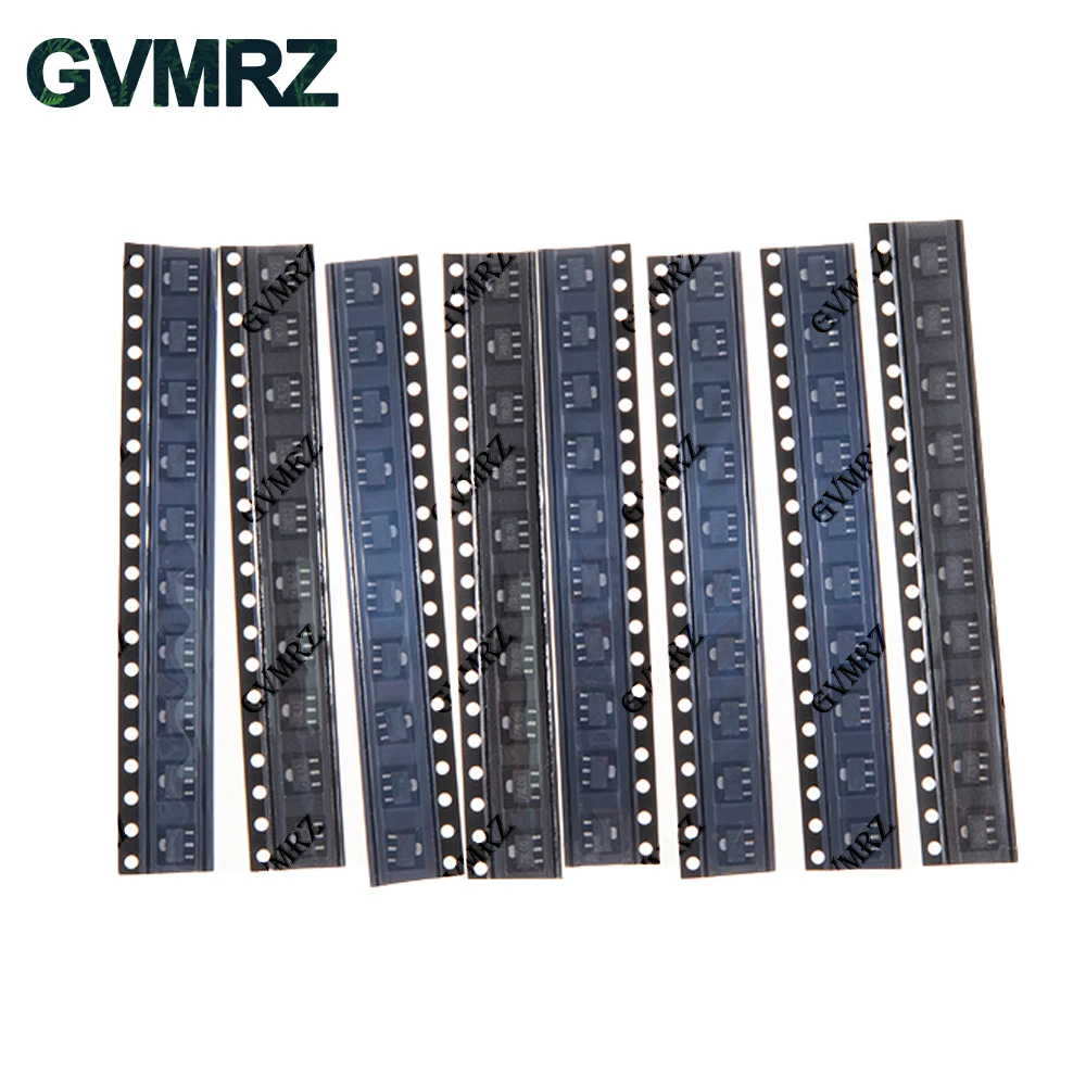 80 قطعة 8 قيم SOT89 طقم الترانزستور (78L05/78L06/78L12 إلخ) منظم الجهد لمشروع إمداد الطاقة الإلكتروني Arduino DIY #5