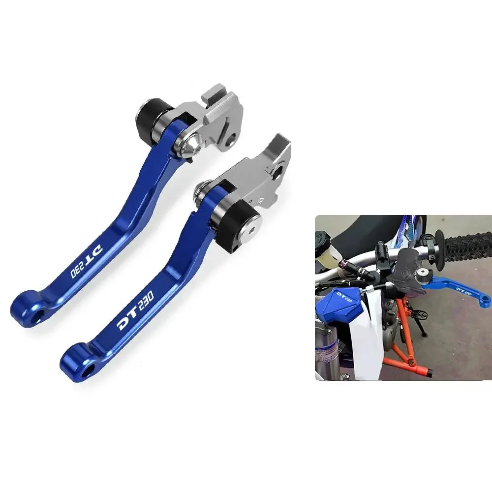 For YAMAHA DT230 LANZA DT230 1997 1998 1999 Motorcycle CNC Pivot Brake Clutch Levers Accesorios Para Moto