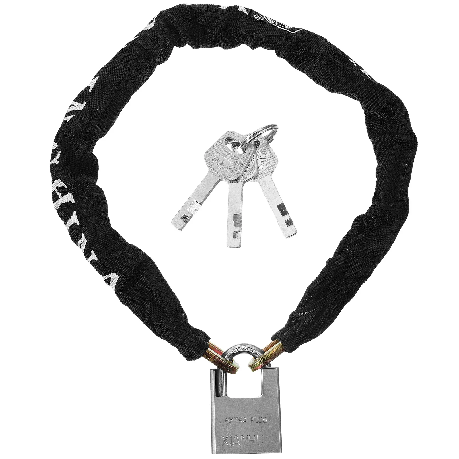 

Bicycle Lock 8cm Long 3cm Diameter 8mm Thick Chain Alloy Forging Durable Rust Prevention Bike Accessories Cycling Parts Travel