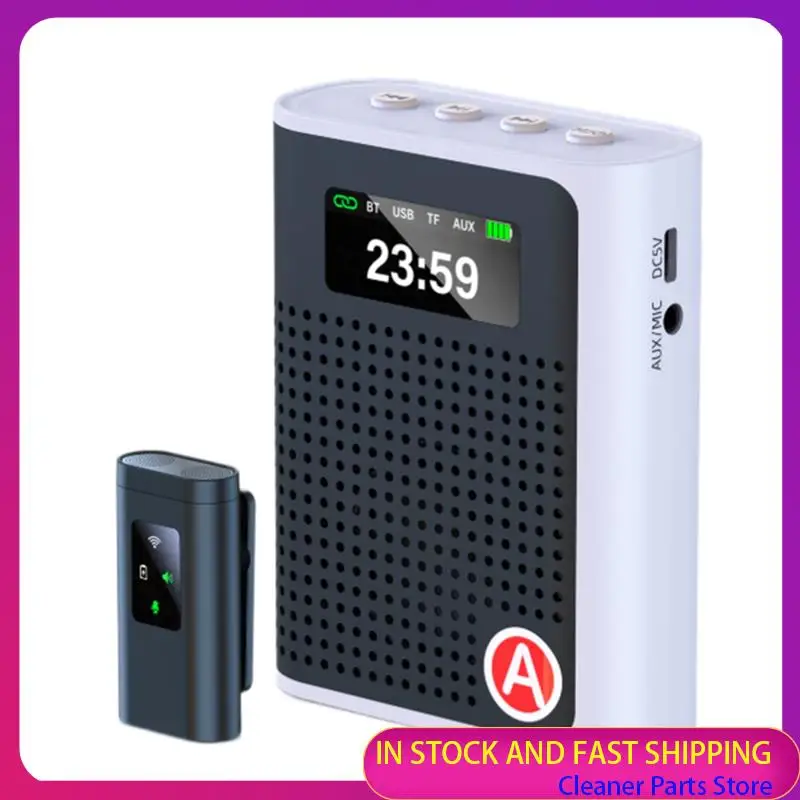 

HOT SALE-Lavalier Amplifier Loud Sound Long Battery Life Type-C High Fidelity For Teachers And Tour Guides