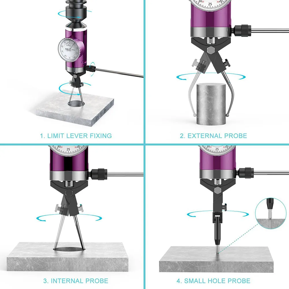 Easy To Read Centering Indicator For Center Drilling For Drilling Machines For Milling Machines Center Drilling Tool With Box