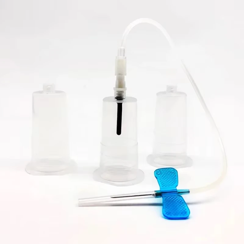 Disposable Vacuum Blood Collection Holder with Exchangeable Blood Draw Scalp Vein Set